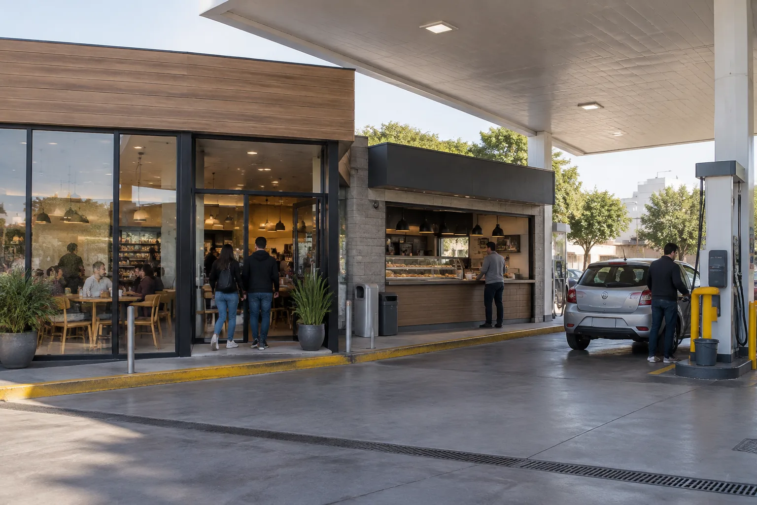 Franquicias en estaciones de servicio: formatos e inversión