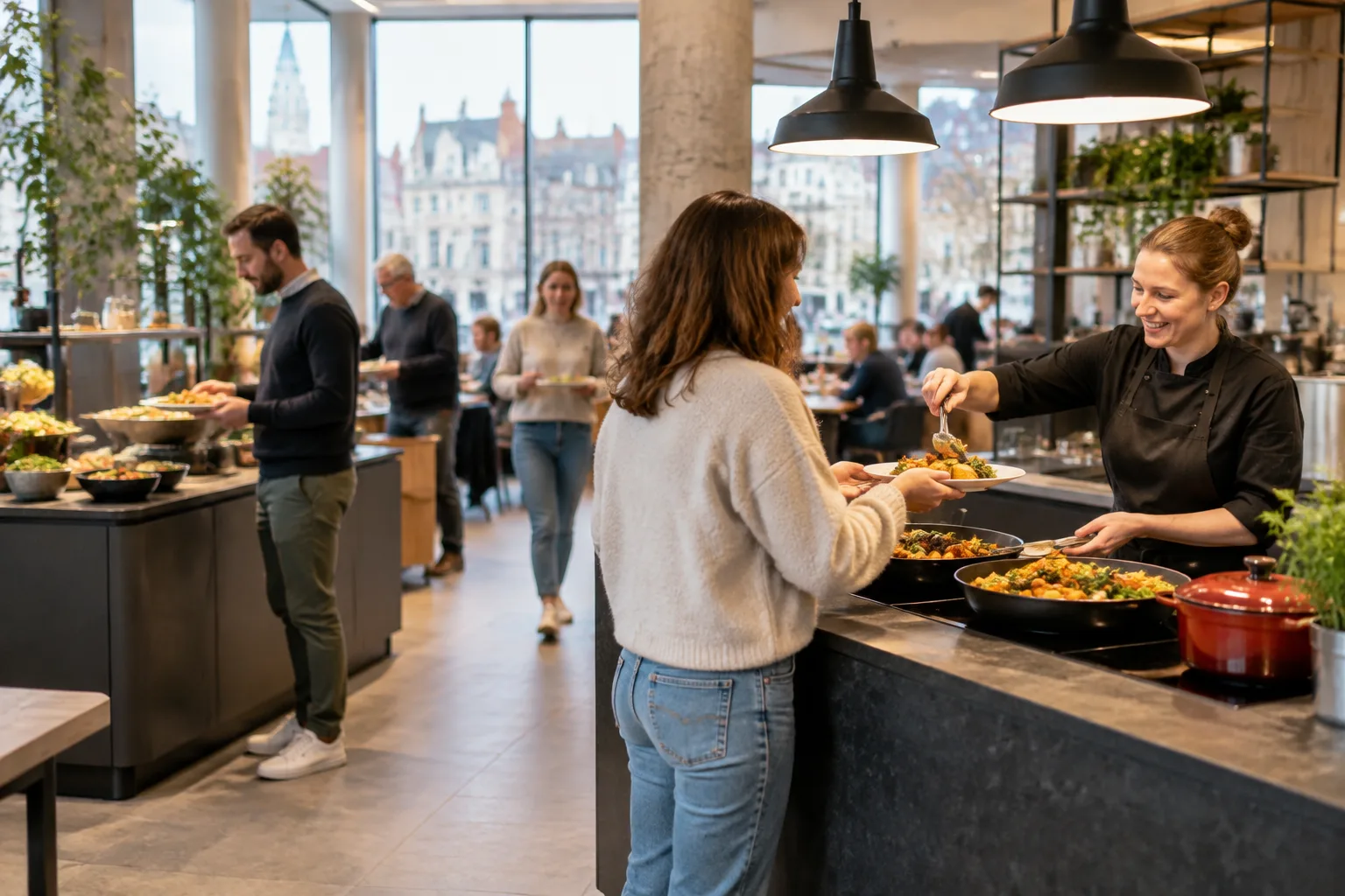 Lunch Garden opnieuw winstgevend en werkt aan stadsconcept