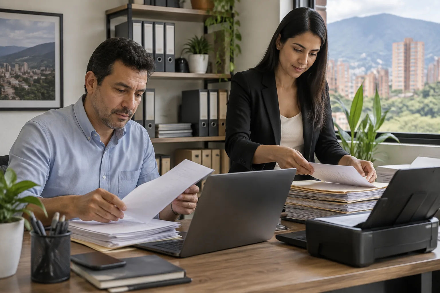 Document management when franchising a business in Colombia