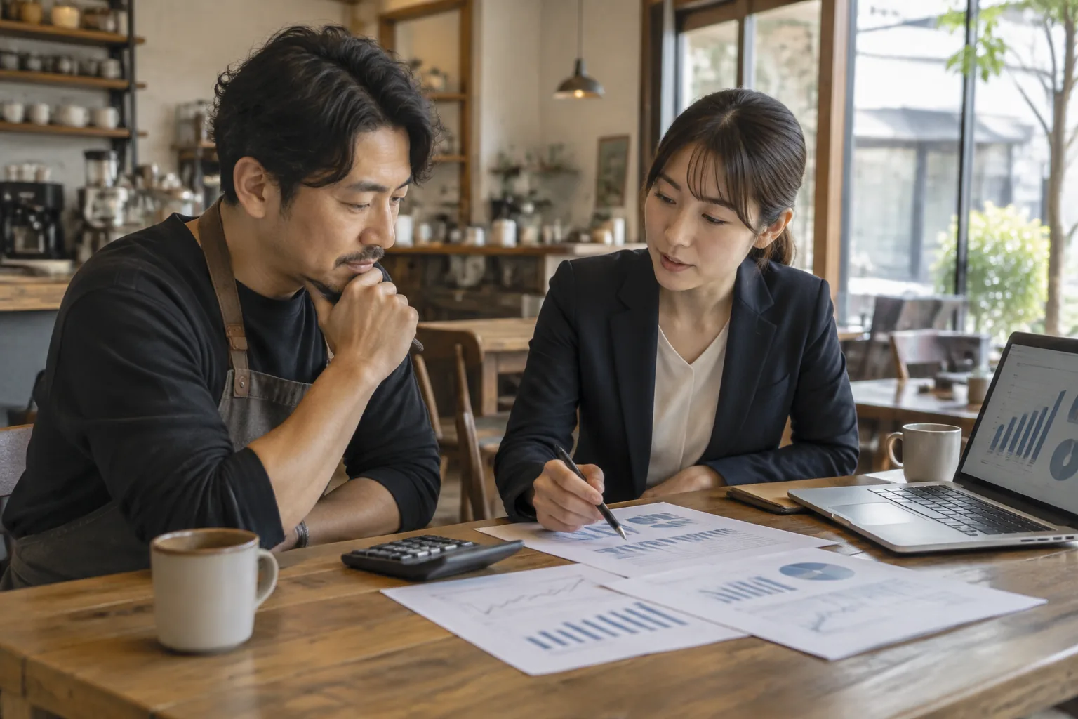 フランチャイズ加盟募集の収支モデル作成法:直営店実績の使い方と開示