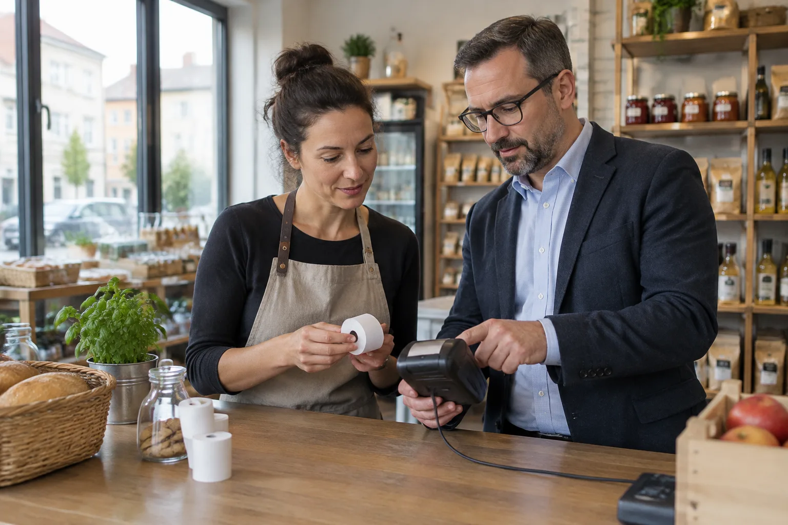 Franchise sales: who issues the receipt and invoice?