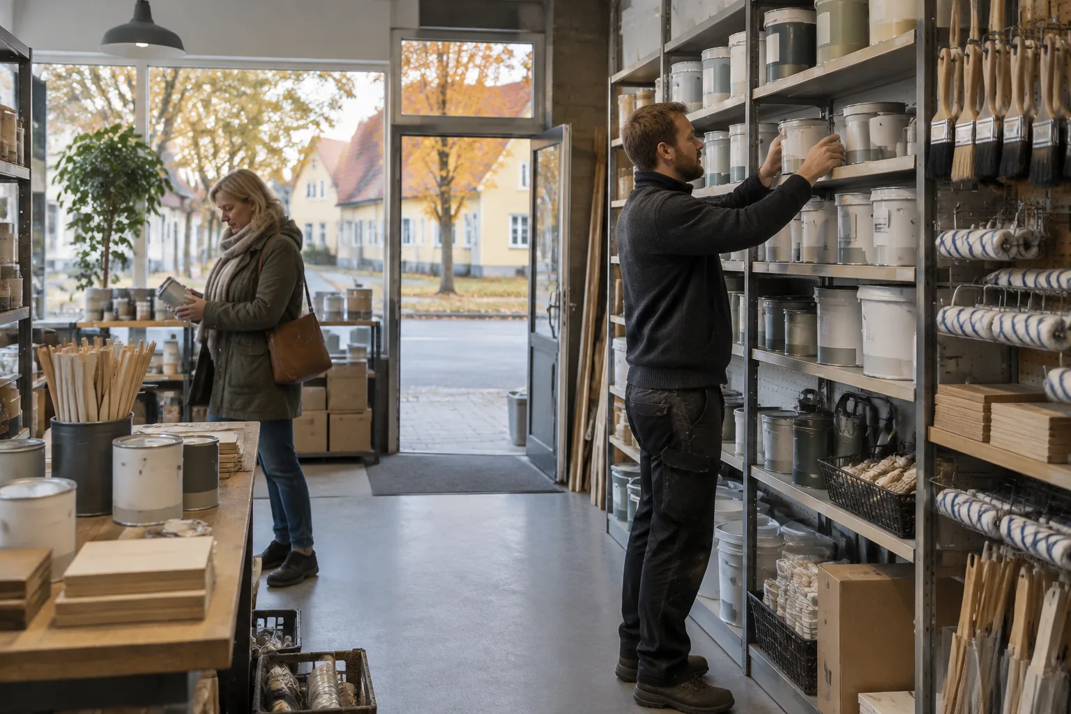 Lokalföreningen Brösarp buys paint shop in Åhus